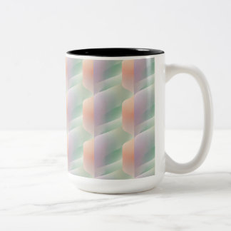 Pastel Abstracte Gradiënt Zachte Kleur Esthetiek Tweekleurige Koffiemok