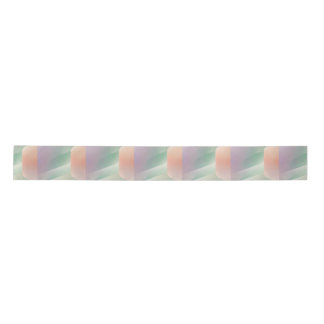 Pastel Abstracte Gradiënt Zachte Kleur Esthetisch Satijnen Lint