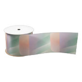 Pastel Abstracte Gradiënt Zachte Kleur Esthetisch Satijnen Lint (Spoel)