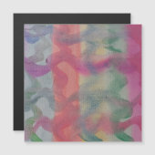 Pastel Abstracte kunst magnetische Kaart (Voorkant / Achterkant)