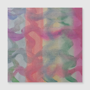 Pastel Abstracte kunst magnetische Kaart