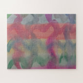 Pastel Abstracte kunst puzzel (Horizontaal)