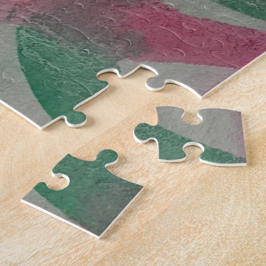 Pastel Abstracte kunst puzzel (Zijkant)