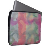 Pastel Abstracte laptophoes Laptop Sleeve (Voorkant Rechts)