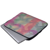 Pastel Abstracte laptophoes Laptop Sleeve (Voorkant onderkant)