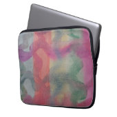 Pastel Abstracte laptophoes Laptop Sleeve (Voorkant Links)