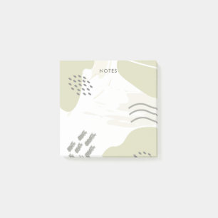 Pastel Abstracte penseelstreek Post-it® Notes