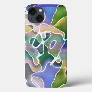 Pastel Abstracte Strepen iPad Hoes