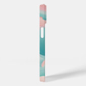 Pastel Abstracte Swirl iPhone Case 14 (Achterkant / Rechts)