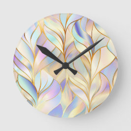 Pastel Abstracte Wandklok