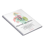 Pastel Abstracts & Leaves Prayer Journal Notitieboek (Rechterzijde)