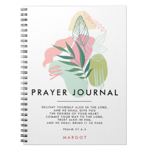 Pastel Abstracts & Leaves Prayer Journal Notitieboek