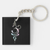 Pastel Ademhalen Sleutelhanger (Achterkant)