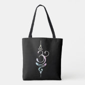 Pastel Ademhalen Tote Bag (Achterkant)