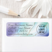 Pastel Agate Business Return Label (Insitu)