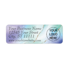Pastel Agate Business Return Label