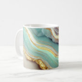 Pastel Agate Geode Stone Koffiemok (Voorkant links)
