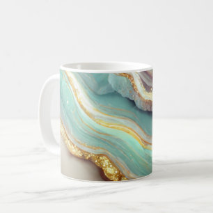 Pastel Agate Geode Stone Koffiemok