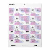Pastel Alcohol Ink Face Serum Labels (Full Sheet)