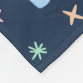 Pastel Alien Tweelingzusters | Cute Kosmische Kawa Fleece Deken (Hoek)