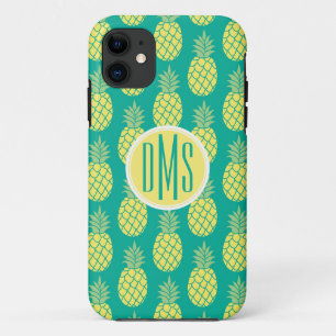 Pastel anananas Monogram iPhone 11 Hoesje