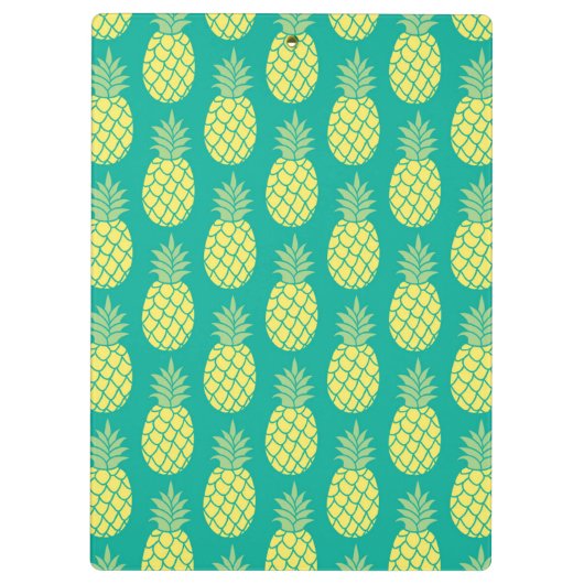 Pastel anananas | Monogram Klembord (Achterkant)