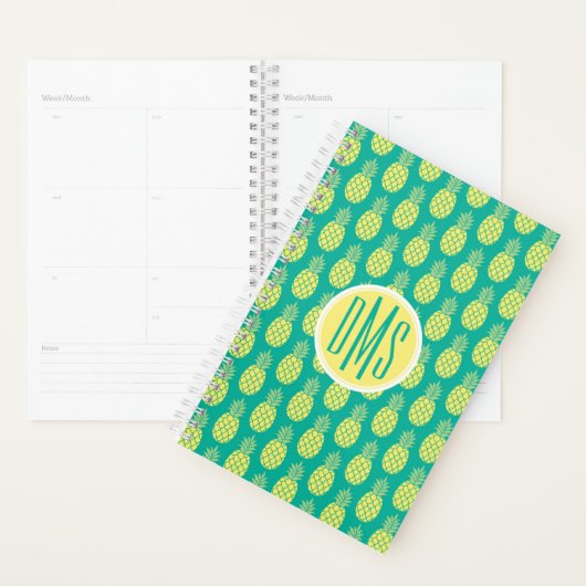 Pastel anananas | Monogram Planner (Display)