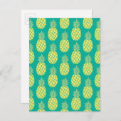 Pastel Ananas 2 Briefkaart (Voorkant / Achterkant)