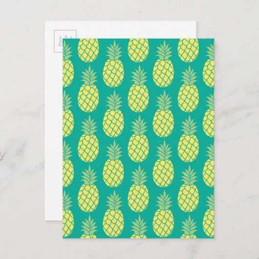 Pastel Ananas 2 Briefkaart (Voorkant / Achterkant)