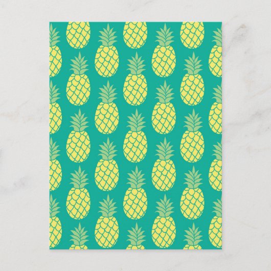 Pastel Ananas 2 Briefkaart (Voorkant)