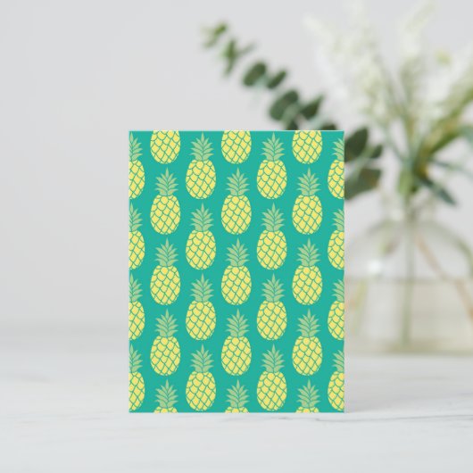 Pastel Ananas 2 Briefkaart (Staand voorkant)