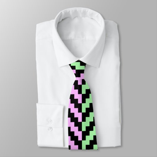 Pastel and Black Neck Tie Stropdas (Gebonden)