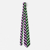 Pastel and Black Neck Tie Stropdas (Achterkant)