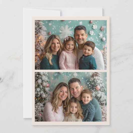 Pastel Angel Christmas Kaart 2 (Achterkant)