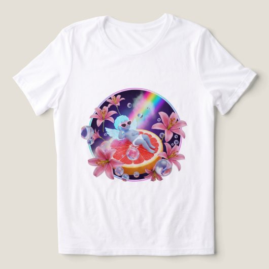 Pastel Angel Dream T-shirt 💙✨ (Design voorkant)