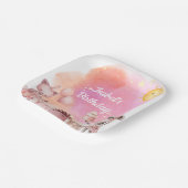 Pastel Animal Birthday Party Paper Plate Papieren Bordje (Gebogen)