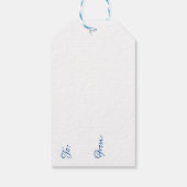 Pastel Anime Meisje en een Axolotl gepersonaliseer Cadeaulabel (Achterkant)