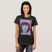 Pastel Anime Meisje in Muts Kunst T-shirt (Voorkant volledig)