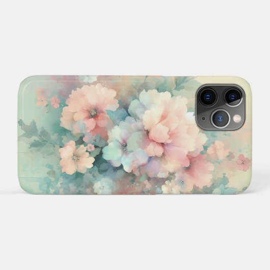 Pastel Antieke Rozen Case-Mate iPhone Case (Achterkant (horizontaal))