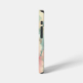 Pastel antieke rozen iPhone hoesje (Linkerkant)