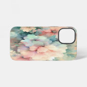 Pastel antieke rozen iPhone hoesje (Achterkant horizontaal)