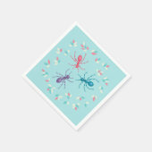 Pastel Ants Insect Lover Servet (Hoek)