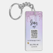 *~* Pastel AP36 QR Promo Logo Acryl Sleutelhanger (Voorkant Links)