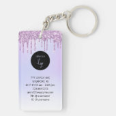 *~* Pastel AP36 QR Promo Logo Acryl Sleutelhanger (achterkant)