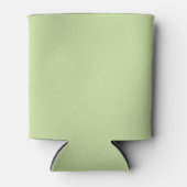 Pastel Appelgroen Effen Kleur  Blikjeskoeler (Voorkant)