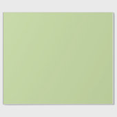 Pastel Appelgroen Effen Kleur Cadeaupapier (Vlak)