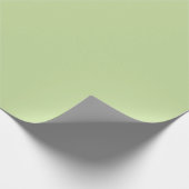 Pastel Appelgroen Effen Kleur Cadeaupapier (Hoek)