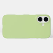 Pastel Appelgroen Effen Kleur Case-Mate iPhone Case (Achterkant (horizontaal))