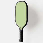 Pastel Appelgroen Effen Kleur Pickleball Paddle (Links)