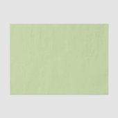 Pastel Appelgroen Effen Kleur  Tissuepapier (Voorkant)